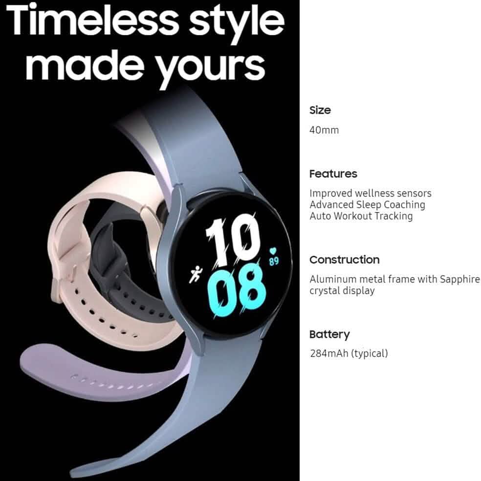 Samsung Galaxy Watch 5 40 MM WIFI + 4G LTE (Refurbished) - A-1 Thread Vault