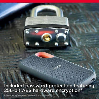 SanDisk 1TB Extreme Portable SSD (Refurbished) - A-1 Thread Vault