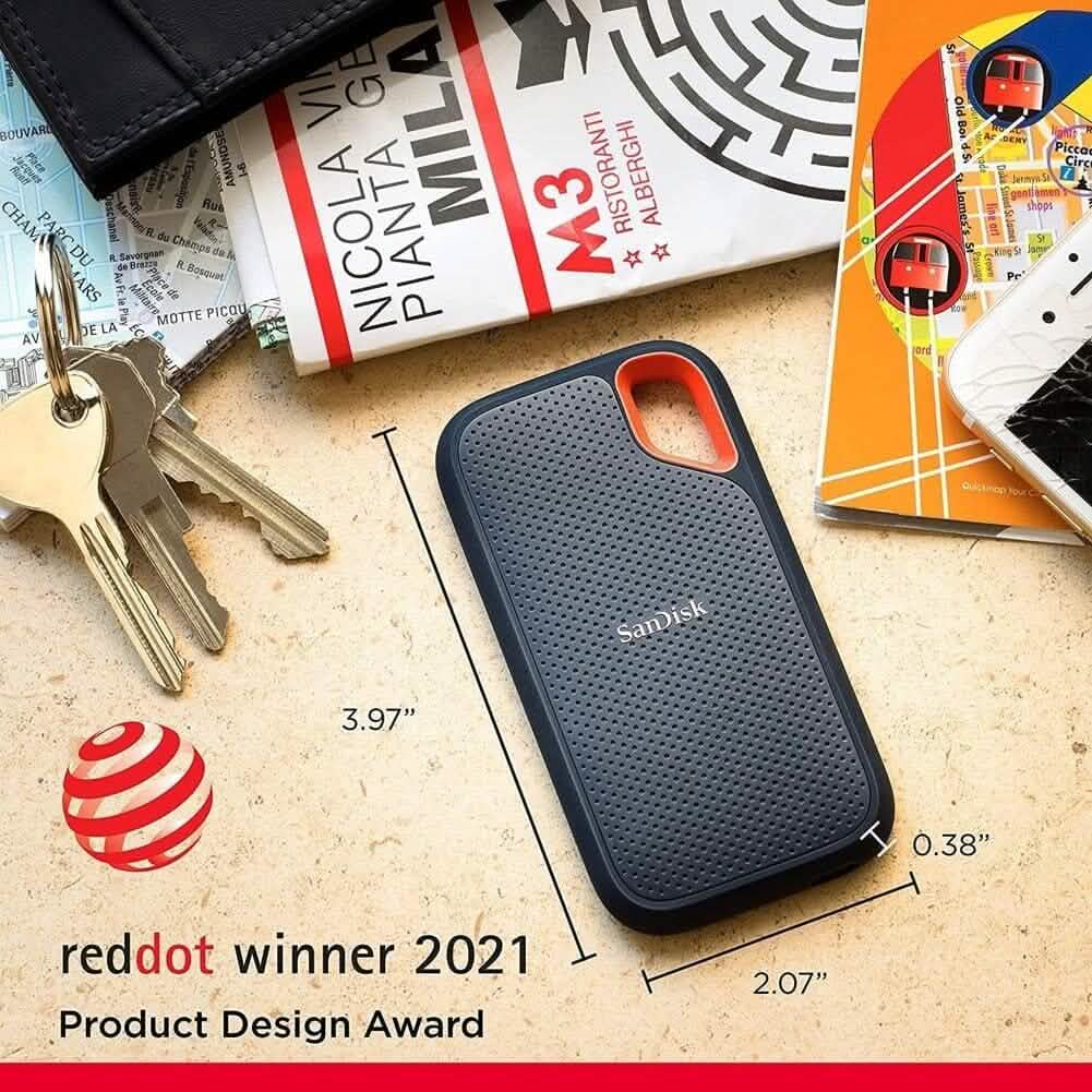 SanDisk 1TB Extreme Portable SSD (Refurbished) - A-1 Thread Vault