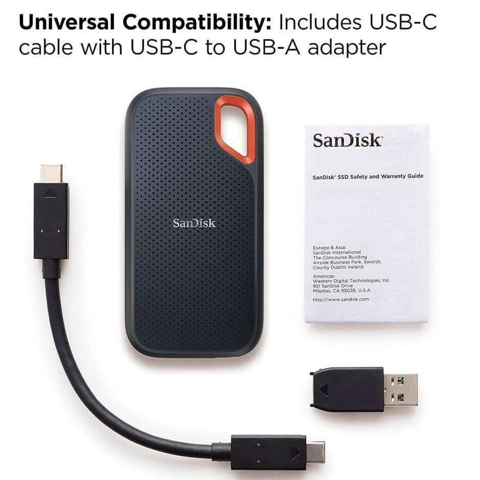SanDisk 4TB Extreme Portable SSD (Refurbished) - A-1 Thread Vault