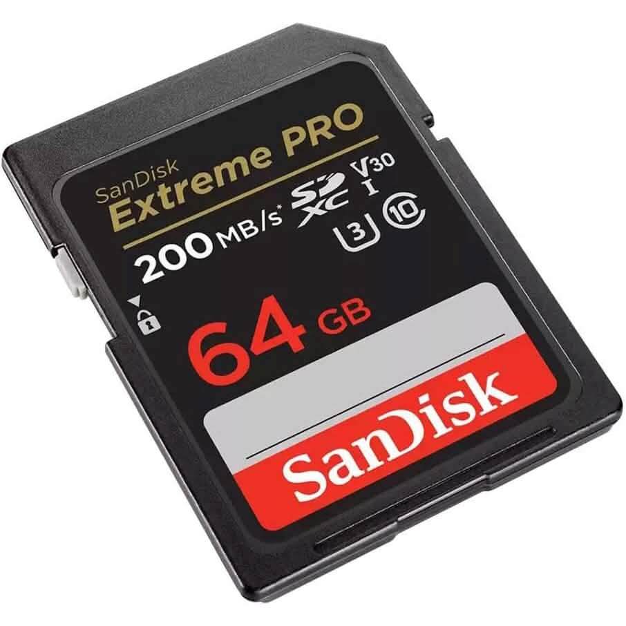 SanDisk 64GB Extreme PRO UHS-I SDXC Memory Card (Refurbished) - A-1 Thread Vault