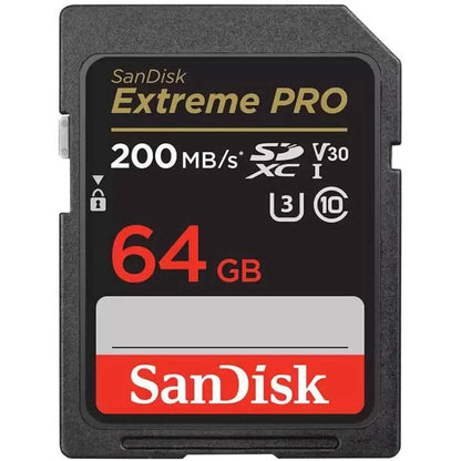 SanDisk 64GB Extreme PRO UHS-I SDXC Memory Card (Refurbished) - A-1 Thread Vault