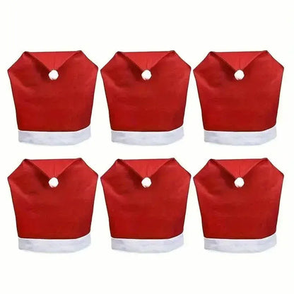 Santa Hats Dining Chair Covers Slipcover - A-1 Thread Vault