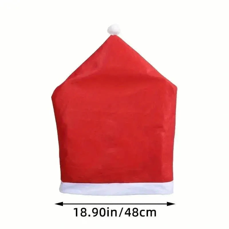 Santa Hats Dining Chair Covers Slipcover - A-1 Thread Vault
