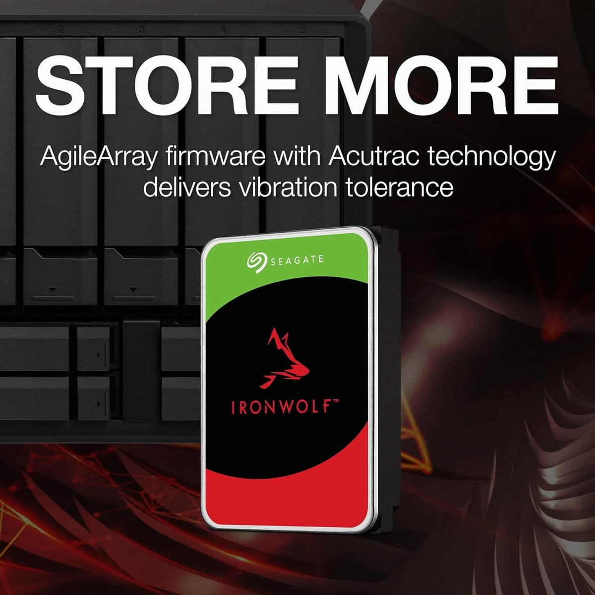 Seagate IronWolf 12TB NAS Internal Hard Drive HDD – 3.5 Inch SATA (Refurbished) - A-1 Thread Vault