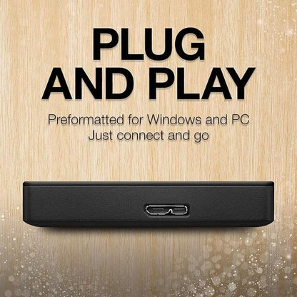 Seagate Portable 2TB External Hard Drive (Refurbished) - A-1 Thread Vault