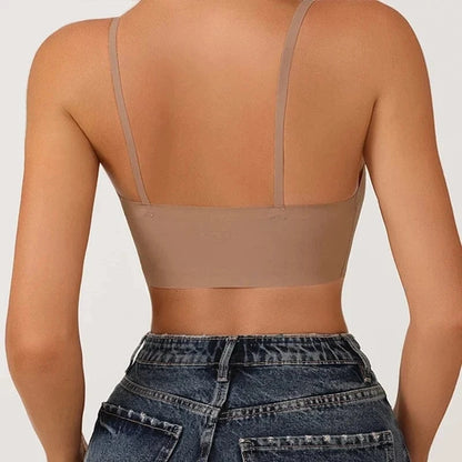 Seamless Bras for Woman Push Up Underwear Sleep Removable Padded Bralette One Piece Brassiere Wireless Comfort Intimate - A-1 Thread Vault