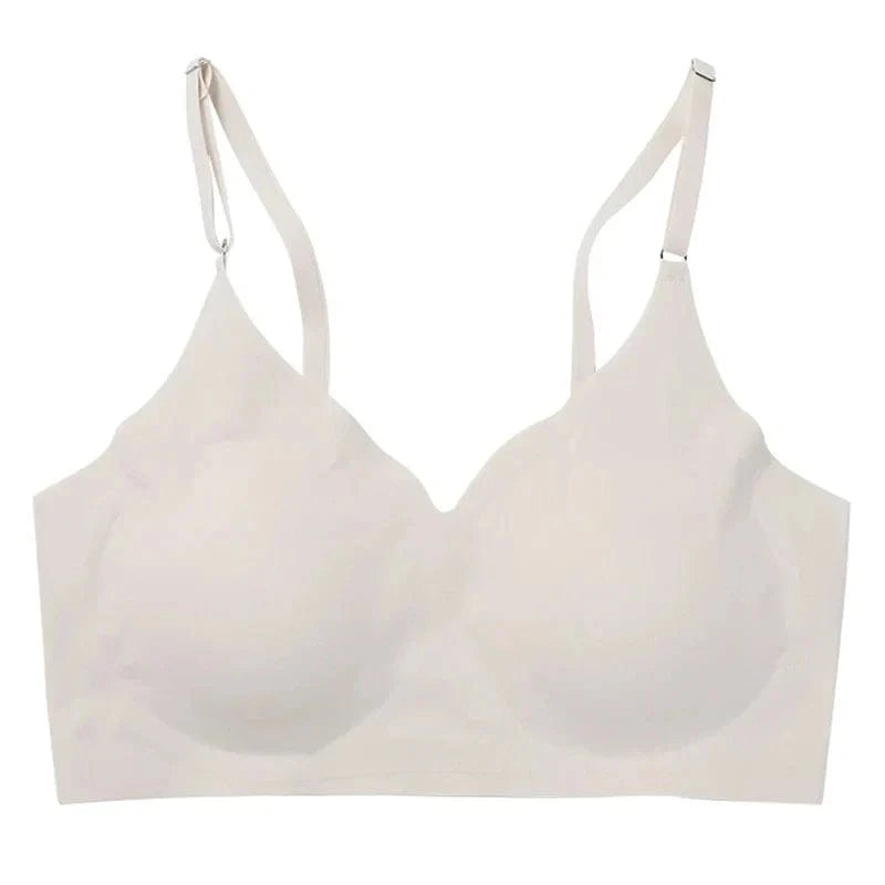 Seamless Bras for Woman Push Up Underwear Sleep Removable Padded Bralette One Piece Brassiere Wireless Comfort Intimate - A-1 Thread Vault