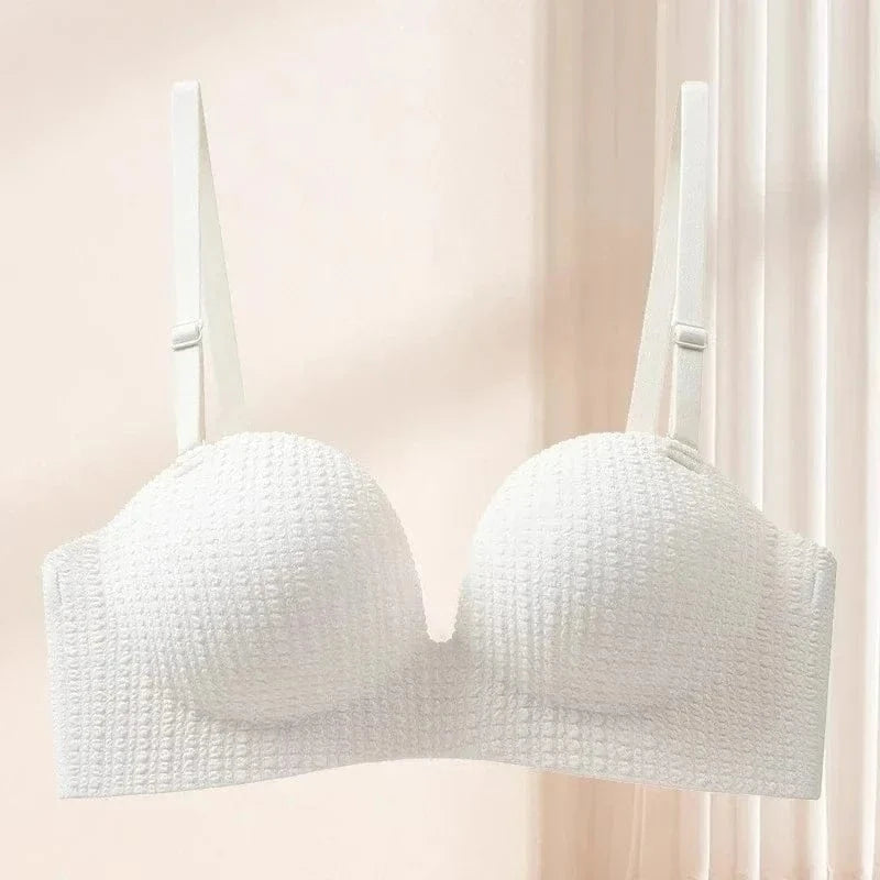 Seamless Bras for Women Invisible Underwear Push Up Bra 3/4 Cup Bralette Cute Comfort Brassiere Nonwire Simple Sexy Lingerie - A-1 Thread Vault