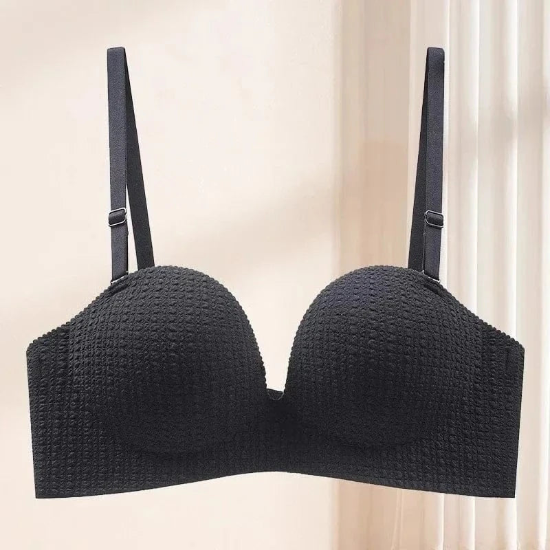 Seamless Bras for Women Invisible Underwear Push Up Bra 3/4 Cup Bralette Cute Comfort Brassiere Nonwire Simple Sexy Lingerie - A-1 Thread Vault