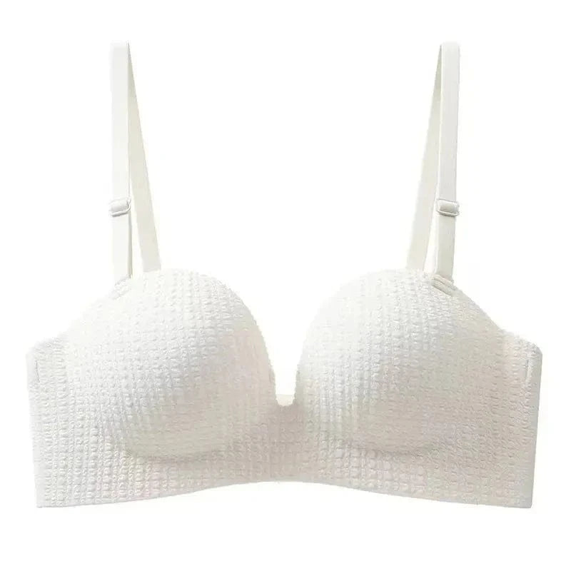 Seamless Bras for Women Invisible Underwear Push Up Bra 3/4 Cup Bralette Cute Comfort Brassiere Nonwire Simple Sexy Lingerie - A-1 Thread Vault