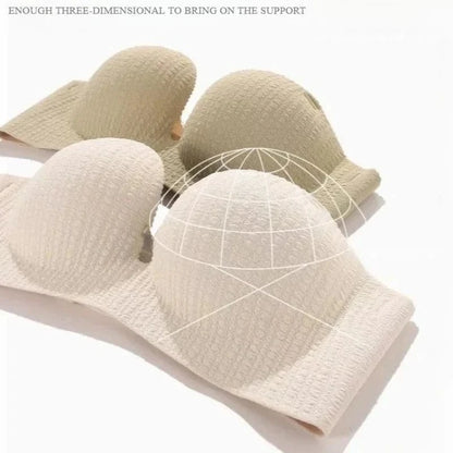Seamless Bras for Women Invisible Underwear Push Up Bra 3/4 Cup Bralette Cute Comfort Brassiere Nonwire Simple Sexy Lingerie - A-1 Thread Vault