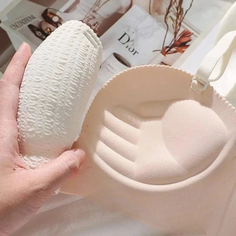 Seamless Bras for Women Invisible Underwear Push Up Bra 3/4 Cup Bralette Cute Comfort Brassiere Nonwire Simple Sexy Lingerie - A-1 Thread Vault