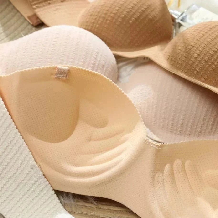 Seamless Bras for Women Invisible Underwear Push Up Bra 3/4 Cup Bralette Cute Comfort Brassiere Nonwire Simple Sexy Lingerie - A-1 Thread Vault