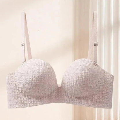 Seamless Bras for Women Invisible Underwear Push Up Bra 3/4 Cup Bralette Cute Comfort Brassiere Nonwire Simple Sexy Lingerie - A-1 Thread Vault