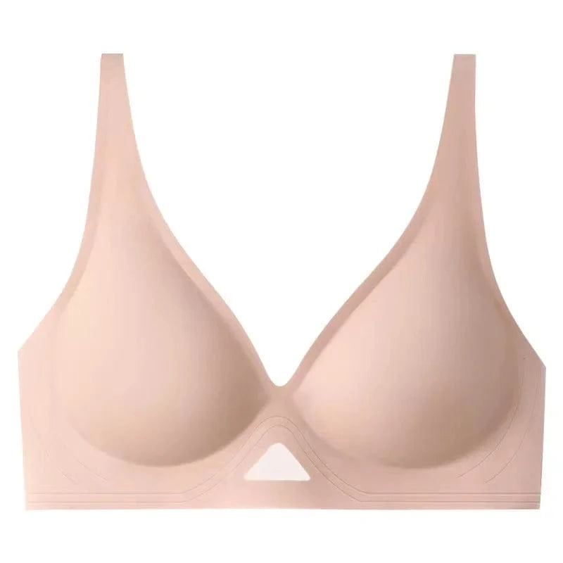 Seamless Bras For Women Push-Up Bra With Pads U-Shape Back Non-wire Brasiere Underwear Breathable V-Neck Sexy Lingerie S-XL - A-1 Thread Vault
