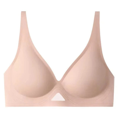 Seamless Bras For Women Push-Up Bra With Pads U-Shape Back Non-wire Brasiere Underwear Breathable V-Neck Sexy Lingerie S-XL - A-1 Thread Vault