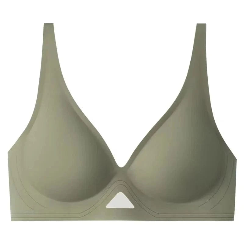 Seamless Bras For Women Push-Up Bra With Pads U-Shape Back Non-wire Brasiere Underwear Breathable V-Neck Sexy Lingerie S-XL - A-1 Thread Vault