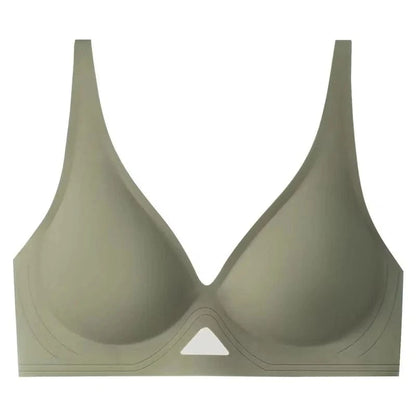 Seamless Bras For Women Push-Up Bra With Pads U-Shape Back Non-wire Brasiere Underwear Breathable V-Neck Sexy Lingerie S-XL - A-1 Thread Vault