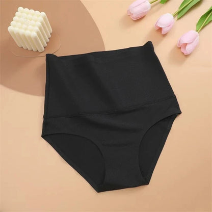 Seamless Shaperwear Women High Rise Briefs Sexy Silk Ultra Breathable Underwear Slimming Lifting Buttocks Corset Pants Elastic - A-1 Thread Vault