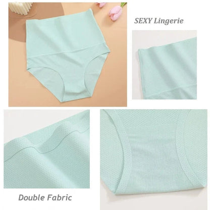Seamless Shaperwear Women High Rise Briefs Sexy Silk Ultra Breathable Underwear Slimming Lifting Buttocks Corset Pants Elastic - A-1 Thread Vault