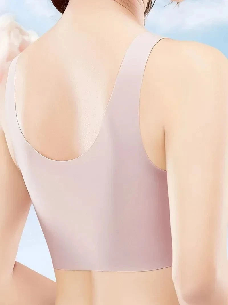 Seamless Solid Wireless Bra Comfy Breathable Full Coverage Everyday Bra Women's Lingerie Underwear - A-1 Thread Vault