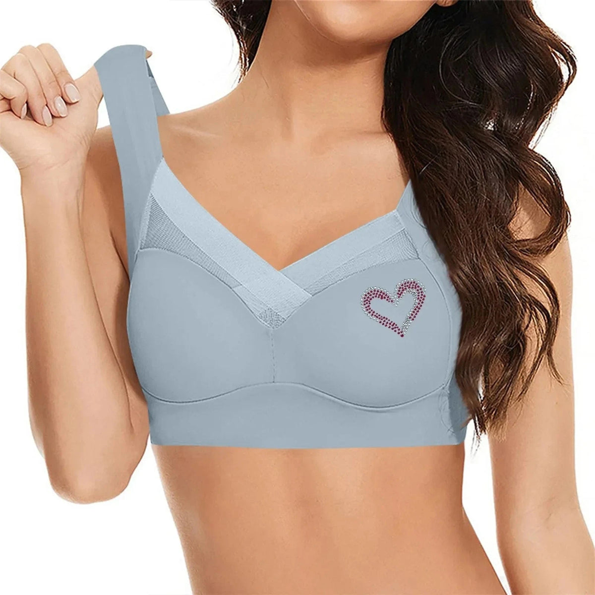Seamless Support Bra Women Plus Size Comfort Wireless T Shirt Bra Side Smoothing Full Coverage Everyday Lingerie Breathable - A-1 Thread Vault