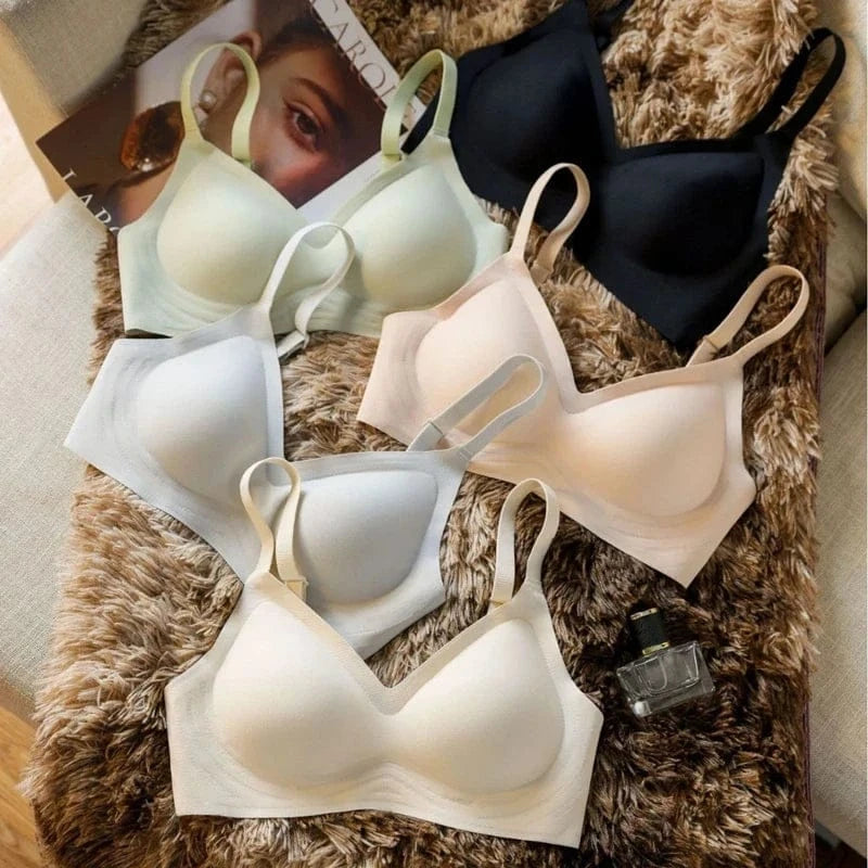 Seamless Underwear For Women With Small Breasts, Push-up, No Rims, Soft Support Sports Bra, Large Breasts, Small And Thin - A-1 Thread Vault