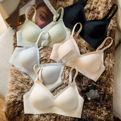 Seamless Underwear For Women With Small Breasts, Push-up, No Rims, Soft Support Sports Bra, Large Breasts, Small And Thin - A-1 Thread Vault
