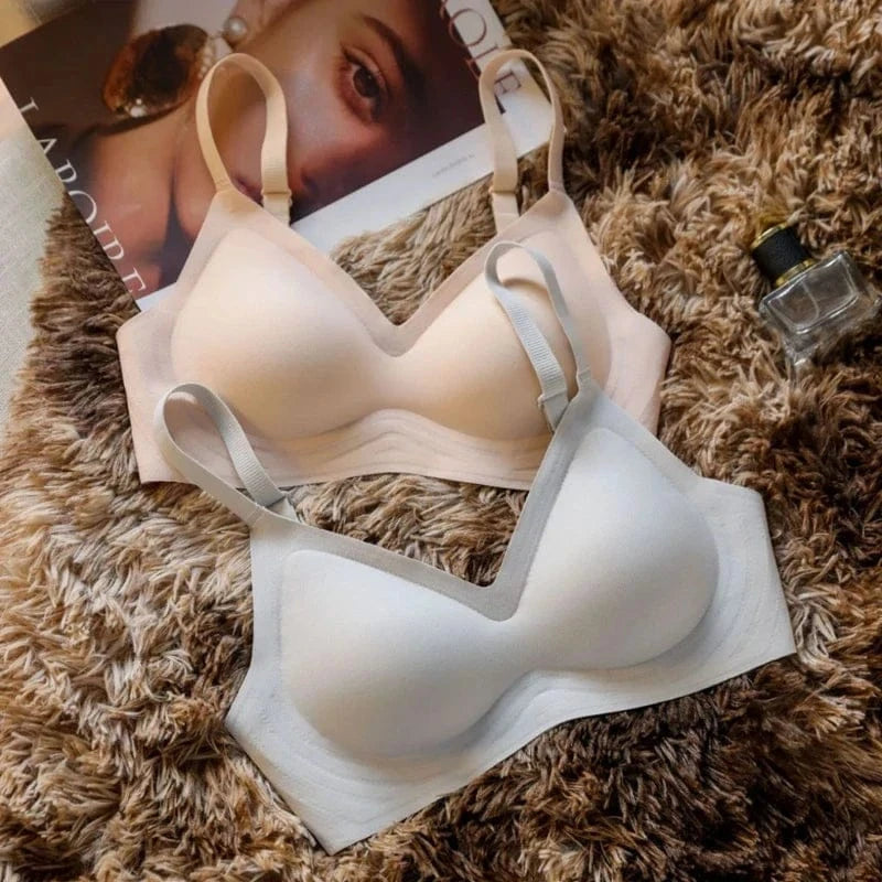 Seamless Underwear For Women With Small Breasts, Push-up, No Rims, Soft Support Sports Bra, Large Breasts, Small And Thin - A-1 Thread Vault