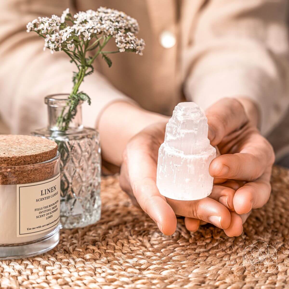 Selenite Cleansing Lamp - A-1 Thread Vault