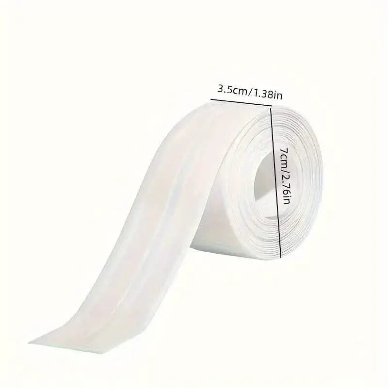 Self-Adhesive Waterproof Caulk Strip - Moisture-Resistant Sealing Tape for Kitchen & Bathroom - A-1 Thread Vault