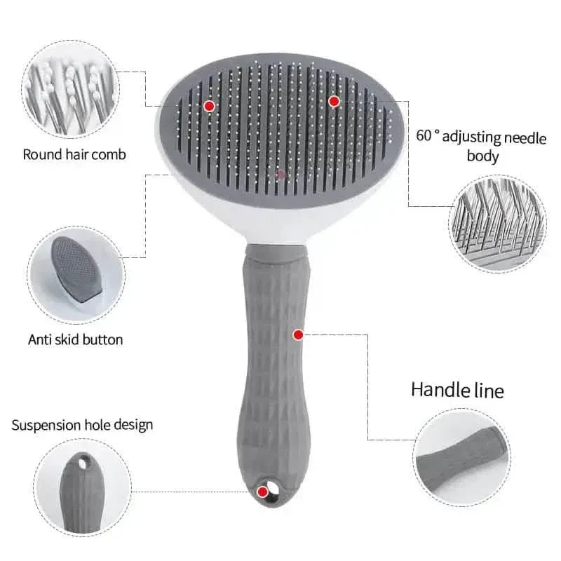 Self Cleaning Slicker Brush Suitable for Pets with Long or Short Hair - A-1 Thread Vault
