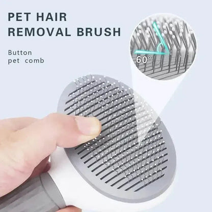 Self Cleaning Slicker Brush Suitable for Pets with Long or Short Hair - A-1 Thread Vault