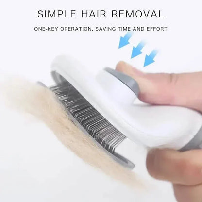 Self Cleaning Slicker Brush Suitable for Pets with Long or Short Hair - A-1 Thread Vault
