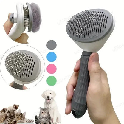 Self Cleaning Slicker Brush Suitable for Pets with Long or Short Hair - A-1 Thread Vault