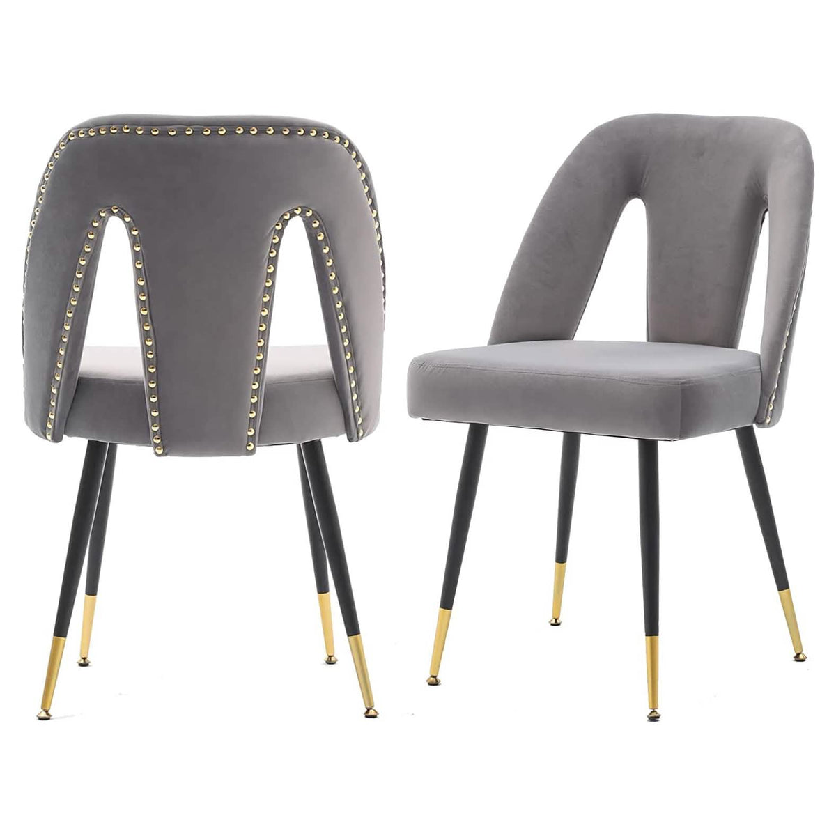 Set of 2: Modern Dining Chairs - A-1 Thread Vault