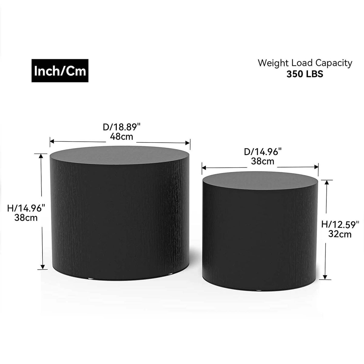 Set of 2: Nesting Coffee Table - A-1 Thread Vault