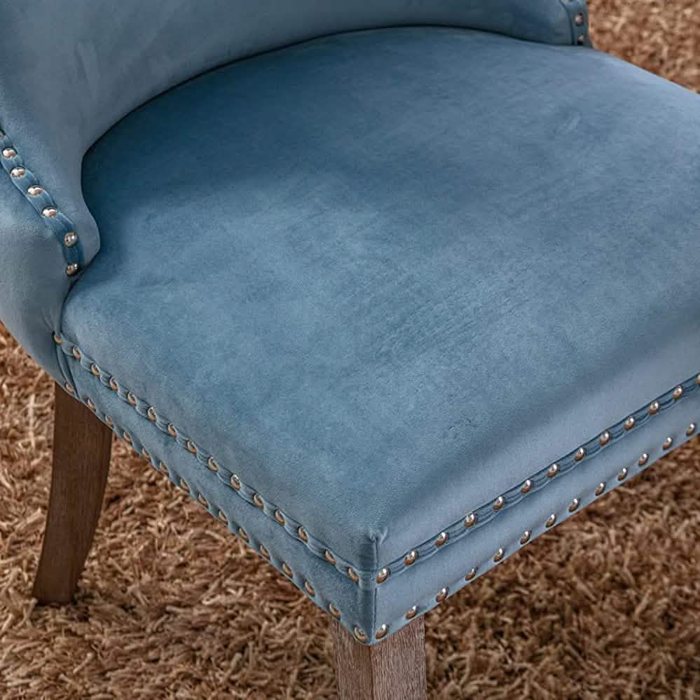 Set of 2: Upholstered Dining Chairs - A-1 Thread Vault