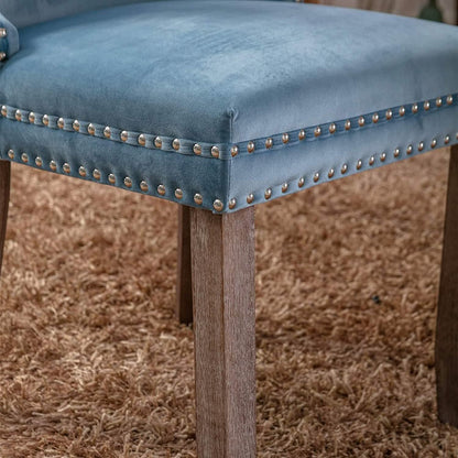 Set of 2: Upholstered Dining Chairs - A-1 Thread Vault