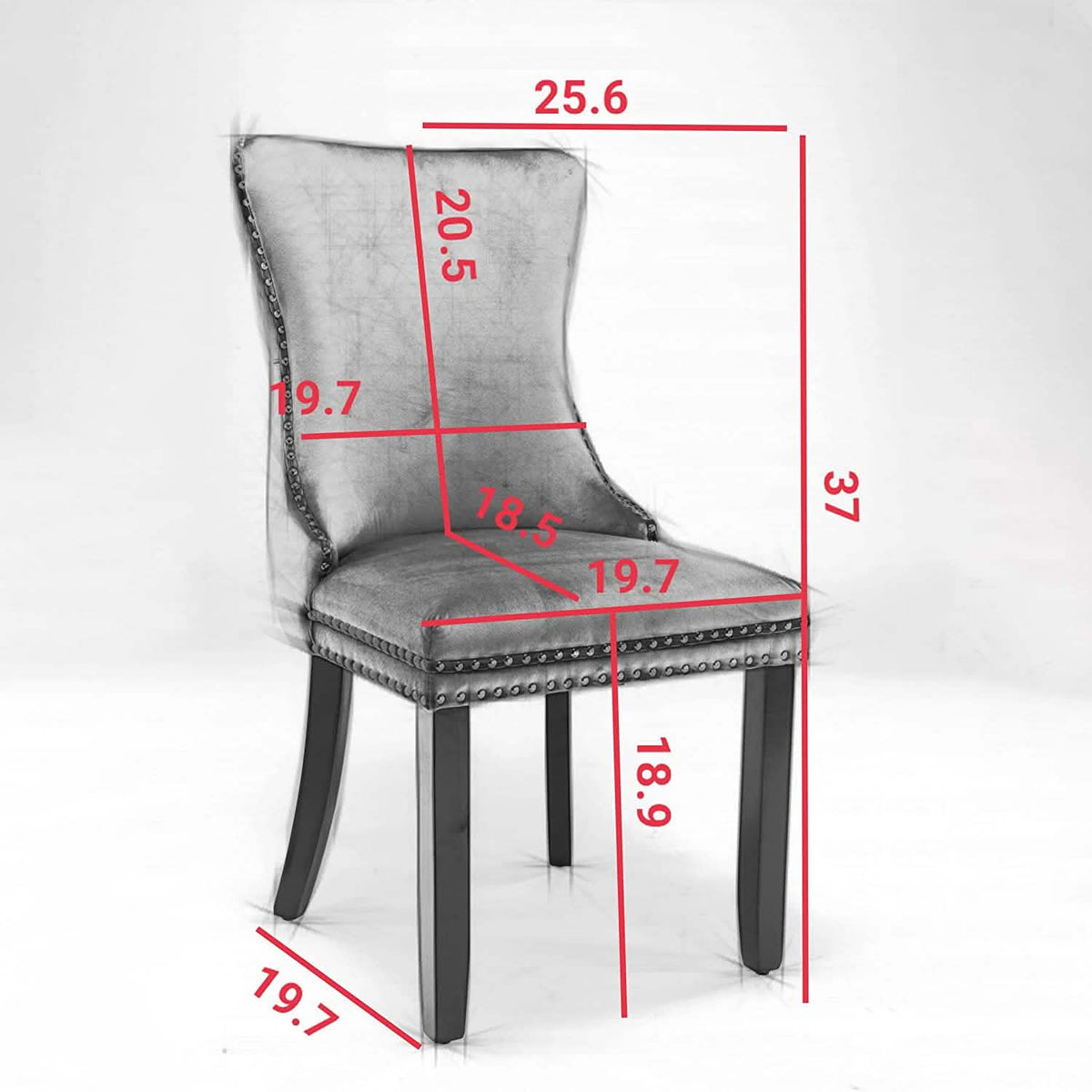 Set of 2: Upholstered Dining Chairs - A-1 Thread Vault