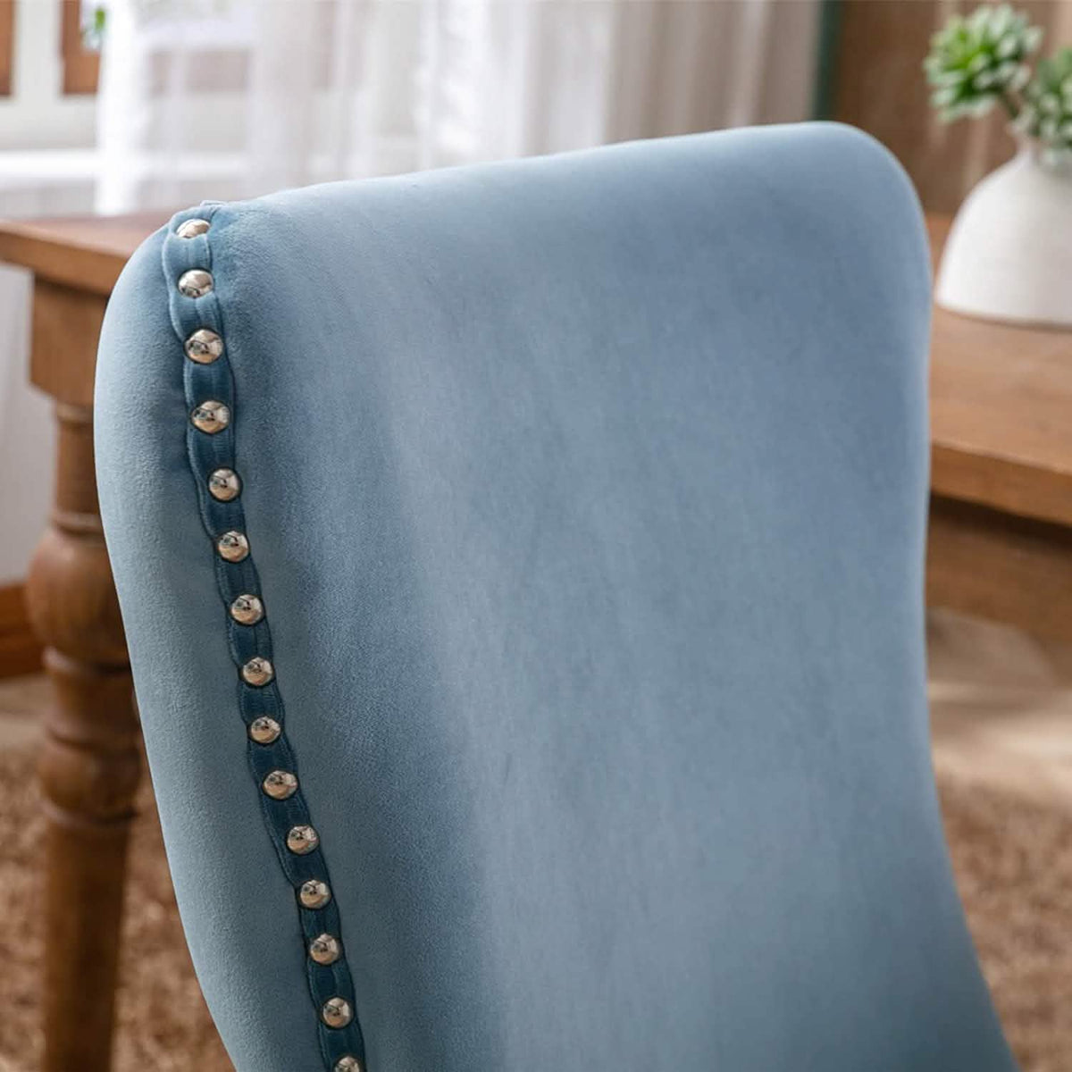 Set of 2: Upholstered Dining Chairs - A-1 Thread Vault