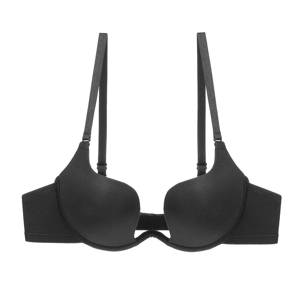 Sexy Invisible Seamless U-Back Bra | Push-Up Adhesive Silicone Cover for Wedding Dress,Backless Dress, Smooth Strapless Bralette - A-1 Thread Vault