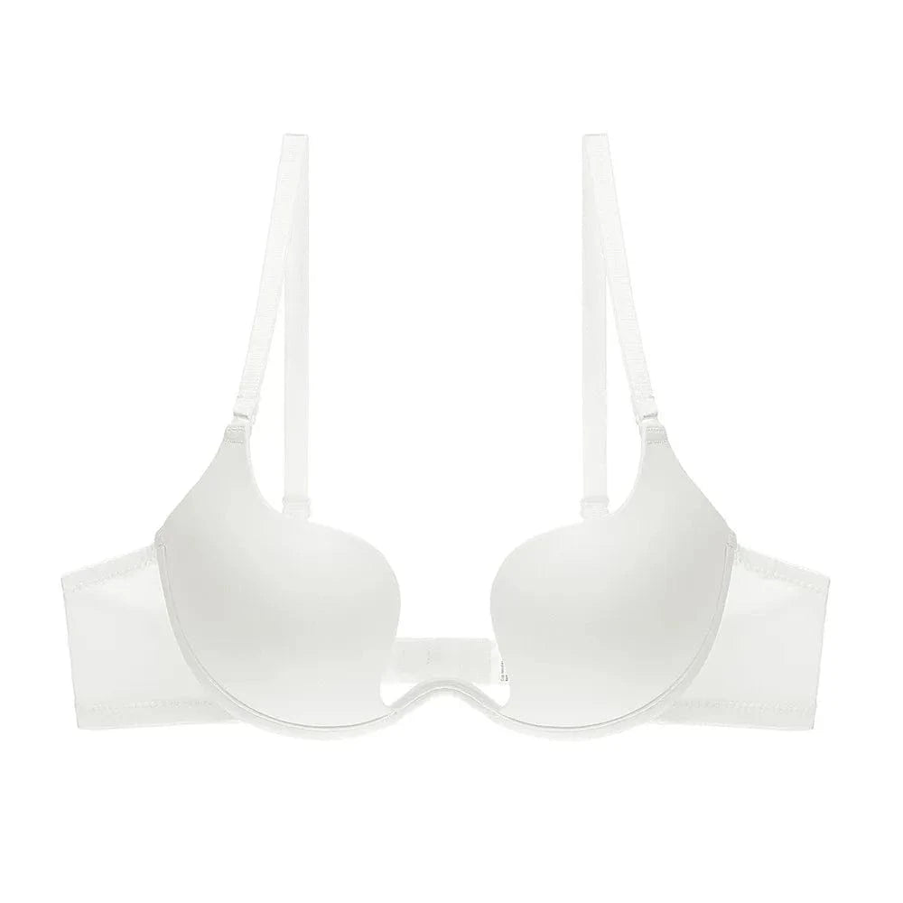 Sexy Invisible Seamless U-Back Bra | Push-Up Adhesive Silicone Cover for Wedding Dress,Backless Dress, Smooth Strapless Bralette - A-1 Thread Vault