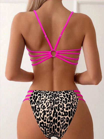 Sexy Leopard Micro Bikini 2025 Women Swimsuit Female Swimwear High Waist Bikinis Sets Brazilian Bandeau Beach Wear Bathing Suit - A-1 Thread Vault