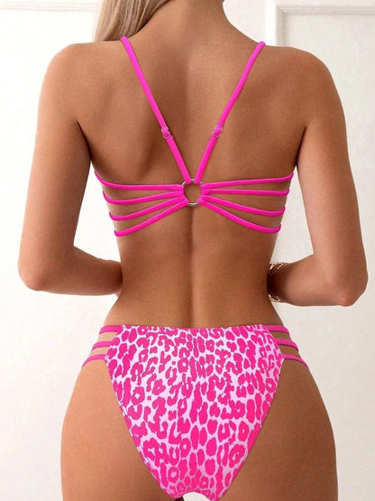 Sexy Leopard Micro Bikini 2025 Women Swimsuit Female Swimwear High Waist Bikinis Sets Brazilian Bandeau Beach Wear Bathing Suit - A-1 Thread Vault