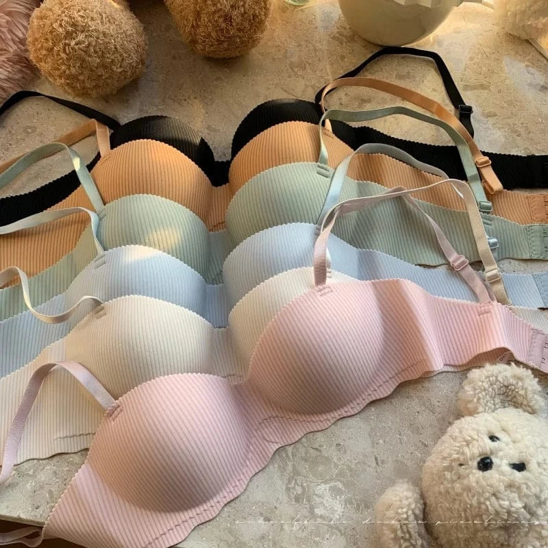 Sexy Push-Up Bras For Women Non-wire Bralette Soft Female Padded Underwear Seamless Bras Invisible Small Chest Bra S-XL - A-1 Thread Vault