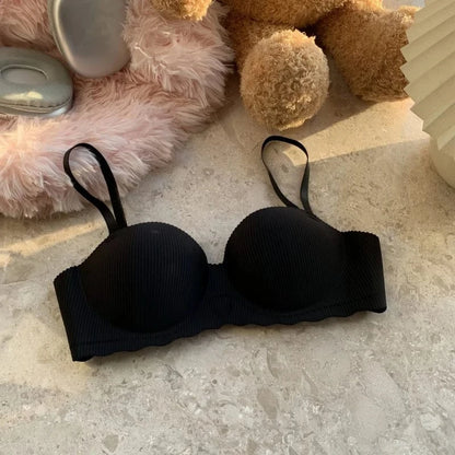Sexy Push-Up Bras For Women Non-wire Bralette Soft Female Padded Underwear Seamless Bras Invisible Small Chest Bra S-XL - A-1 Thread Vault