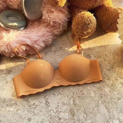 Sexy Push-Up Bras For Women Non-wire Bralette Soft Female Padded Underwear Seamless Bras Invisible Small Chest Bra S-XL - A-1 Thread Vault