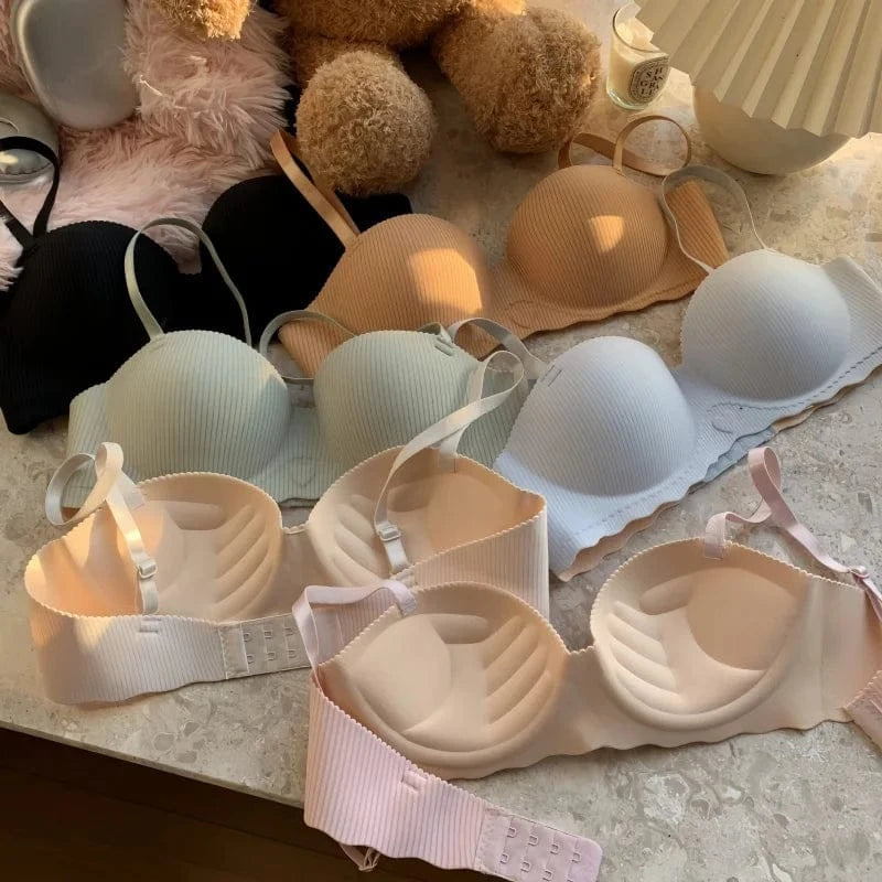 Sexy Push-Up Bras For Women Non-wire Bralette Soft Female Padded Underwear Seamless Bras Invisible Small Chest Bra S-XL - A-1 Thread Vault